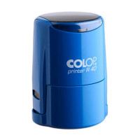 Colop Printer R40 Cover с подушкой КРАСНОГО цвета. Цвет корпуса: синий